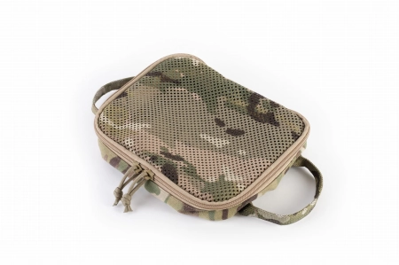 Mesh front pouch