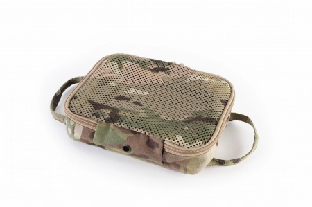 Mesh front pouch