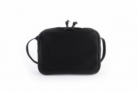 Mesh front pouch