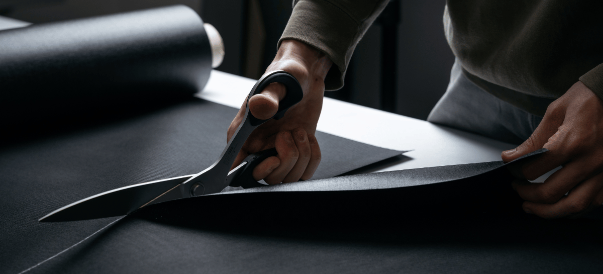 Cutting Cordura® laminate